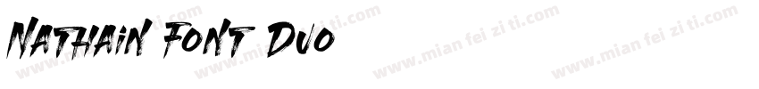 Nathain Font Duo字体转换